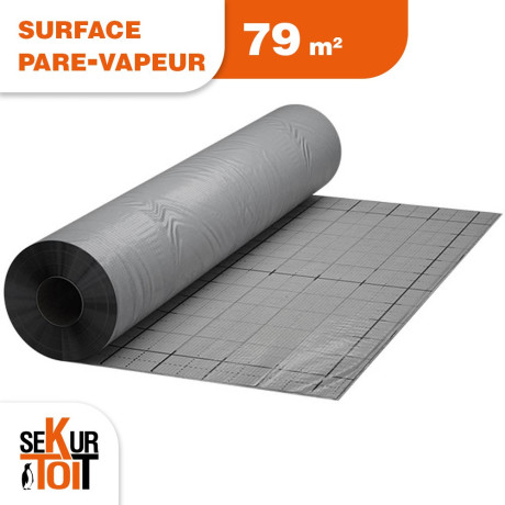 Pare-vapeur aluminium auto-adhésif – Rouleau 1,58 x 50 m