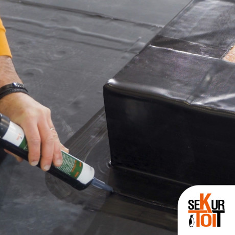 Mastic Colle EPDM SEKURTOIT - collage et joints des membranes epdm Elastika