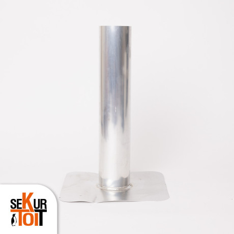 Sortie de toiture aluminium Ø100 x 500 mm – traversée étanche