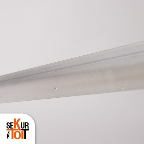 Rive aluminium 32/80 mm – Longueur 3 mètres – Toiture plate
