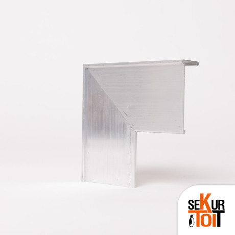 Angle de rive aluminium 32/80 – sortant| Étanchéité toiture