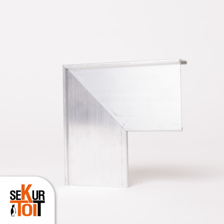 Angle de rive aluminium 32/80 – sortant| Étanchéité toiture
