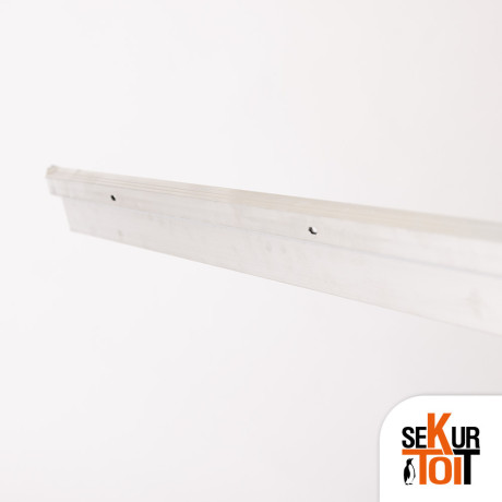Solin aluminium K63 – Longueur 3 mètres – Toiture plate